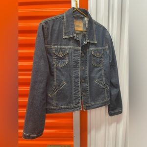 Levi Strauss Signature Denim Jacket with Yellow embroidery size M